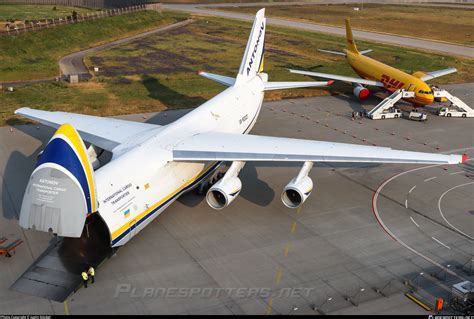 antonov airlines pilots boarding refurbished an-124 for first post-repair test flight