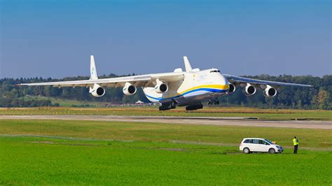 Antonov An-225 Mriya massive wingspan aerial view