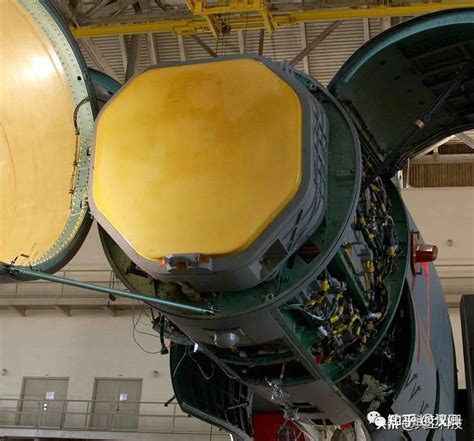 APG-82(V)1 AESA radar array inside an F-15 nose cone