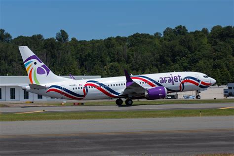 Arajet Boeing 737 MAX 8 departing Santo Domingo airport