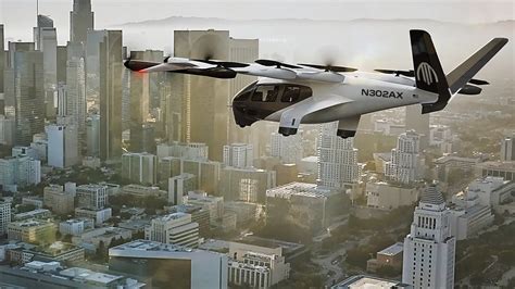 Archer air traffic simulation over Los Angeles during Olympic events