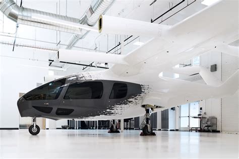 Archer Aviation Midnight eVTOL prototype inside production hangar