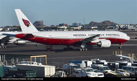 arizona cardinals boeing 777-200 interior customized for nfl team