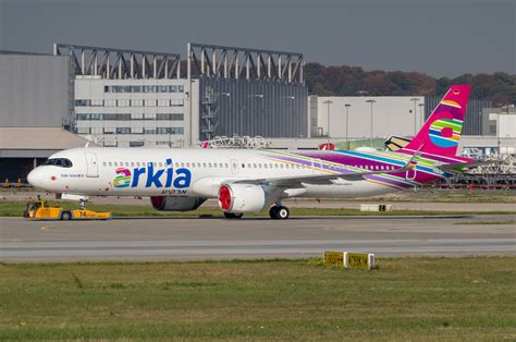 arkia airbus a321lr first delivery at ben gurion airport