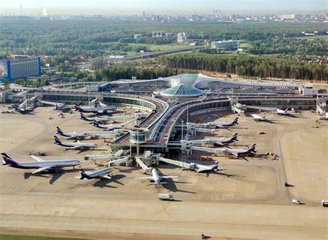 Armenian Airlines boarding gate at Sheremetyevo International Airport, Moscow