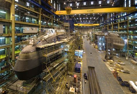 Astute-class submarine under construction at BAE Systems’ Barrow-in-Furness facility