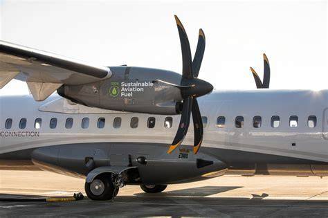 ATR test aircraft refueled with 100% SAF at Toulouse