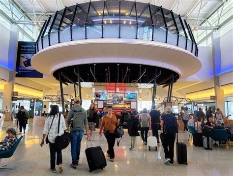 Austin Bergstrom International Airport Delta departure concourse passengers