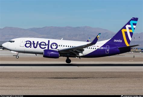 Avelo Airlines Boeing 737-700 at Tweed New Haven Airport gate