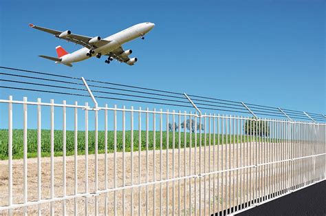 aviation spotters at airport fence with binoculars and DSLR cameras