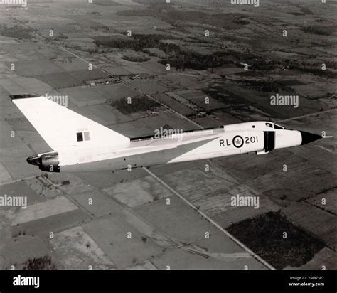 Avro Arrow CF-105 in flight during test program