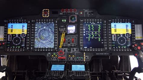 AW109M cockpit avionics digital displays night vision compatible