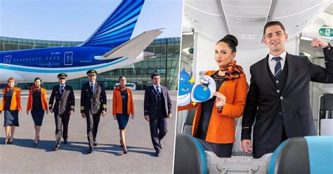 Azerbaijan Airlines flight crew boarding a Qatar Airways codeshare flight