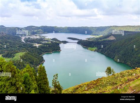 Azores Portugal lush landscapes crater lakes