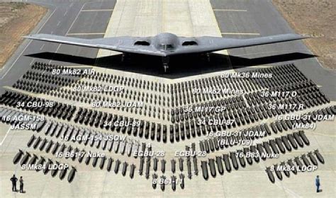 B-2 Spirit internal weapons bay open precision guided munitions