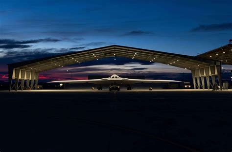 B-21 Raider prototype during initial flight trials