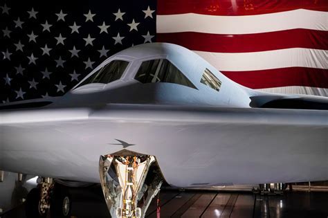 B-21 Raider rendering showing recessed intakes and low-profile exhaust