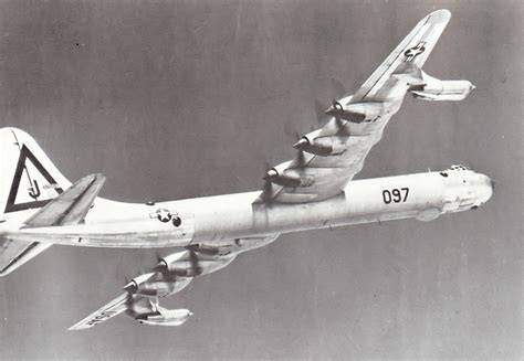 B-36D Peacemaker six piston engines four J47 turbojets