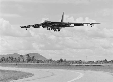 B-52 Stratofortress Vietnam War bombing mission historical photograph