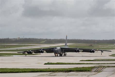 B-52H Stratofortress long range standoff bomber Guam Andersen Air Force Base Pacific deployment