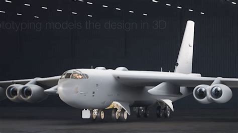 B-52J concept with modern engines and advanced cockpit systems