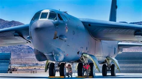B-52J landing on austere airfield during ACE exercise