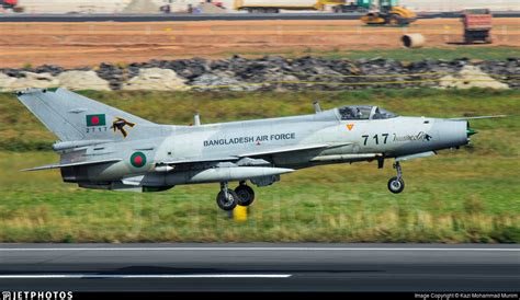 bangladesh air force f-7bgi parked runway training jets