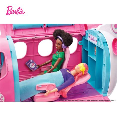 barbie dreamplane playset with detailed interior and accessories