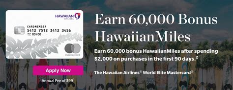 barclays hawaiian airlines and aa cards stacked with signup bonus highlights