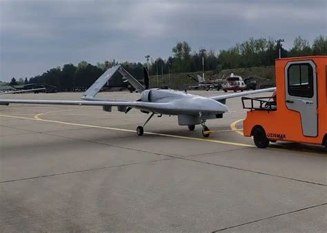 Bayraktar TB2 drone armed with MAM-L munitions on Turkish runway