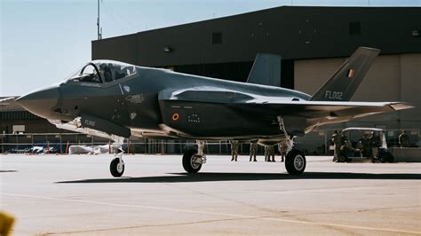 Belgian Air Force F-35A Lightning II at a Belgian military air base