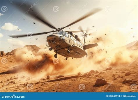 Bell-style civilian helicopter flying over desert landscape in Take On Helicopters
