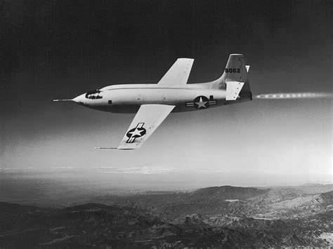 Bell X-1 Glamorous Glennis Chuck Yeager Mach 1 flight