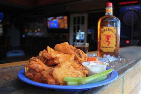 Big Daddy Pepper Ring wings from Cheers Sports Bar with pickled peppers and house sauce