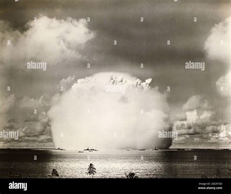 Bikini Atoll Operation Crossroads underwater nuclear test naval vessels