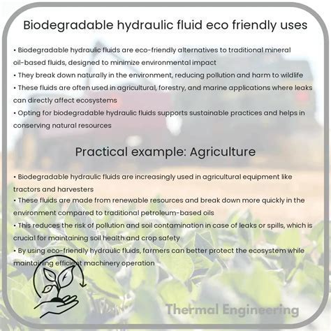 biodegradable vegetable-based hydraulic oil used in environmentally sensitive forestry equipment