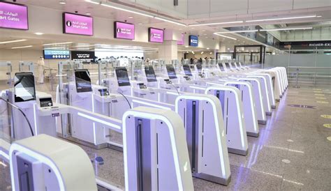 biometric smart gates with ai integration at dubai airport terminal 3