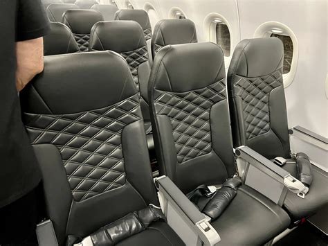 blocked middle seat on budget airline stretch+ seating upgrade