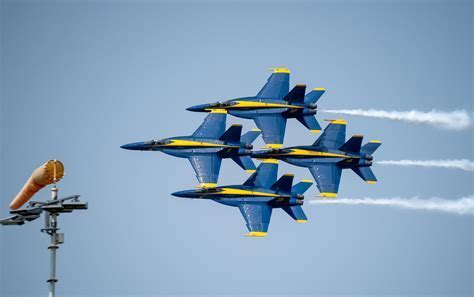 Blue Angels flyover at USNA Graduation 2025