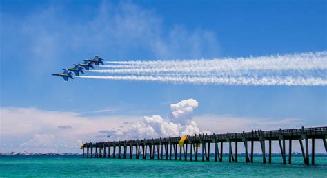 Blue Angels over Pensacola Beach 2025