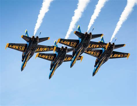 Blue Angels performing at Golden Isles Airshow 2025