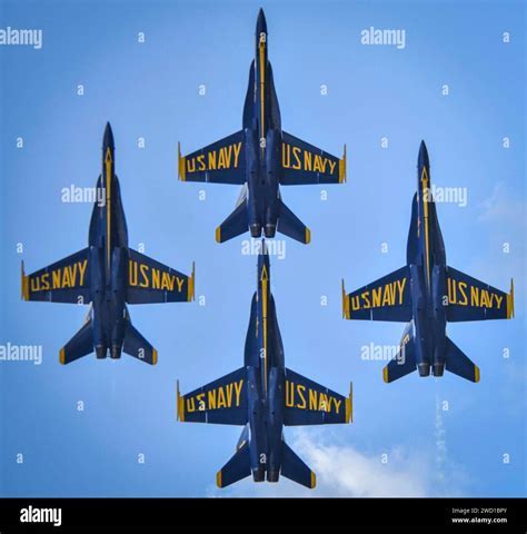 Blue Angels training formation flight
