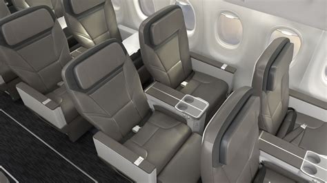 Boeing 737 MAX 8 cabin interior premium seating Alaska Airlines