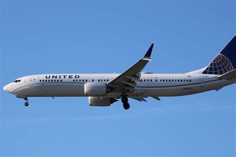 Boeing 737 MAX during landing