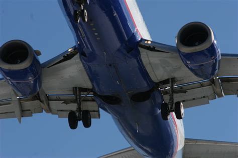 Boeing 737 MAX engine nacelle flattened underside close-up