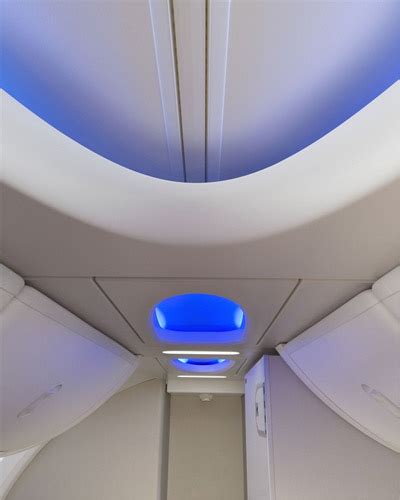 Boeing 737 MAX sky interior pivot overhead bins LED lighting