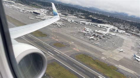 Boeing 737 MAX with Advanced Technology winglets taxiing at Seattle-Tacoma International Airport