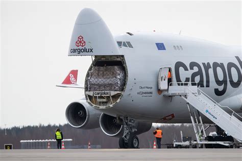 Boeing 747 Dreamlifter on runway