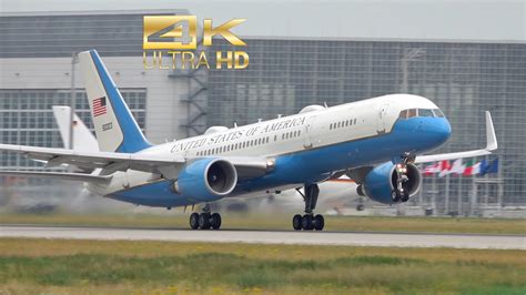 Boeing 757-200 C-32A military transport aircraft flying at high altitude