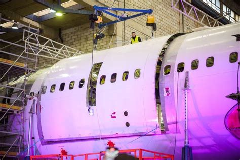 Boeing 767 passenger freighter conversion maintenance hangar aviation engineering inspection